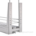 2-Tier Wire Basket Pull Out Storage Baskets